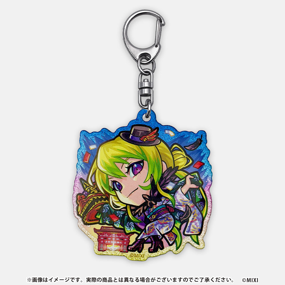 モンスターストライク メタリックアクリルキーホルダー 新春怪盗アルセーヌ:シシマイモード