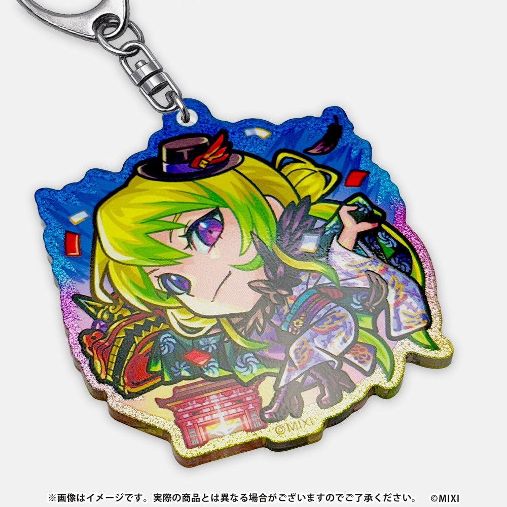 モンスターストライク メタリックアクリルキーホルダー 新春怪盗アルセーヌ:シシマイモード