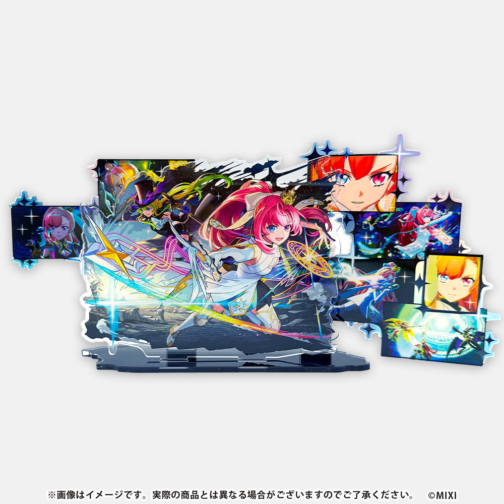 モンスターストライク 場面写アクリルスタンド 自由の奪還者との共闘