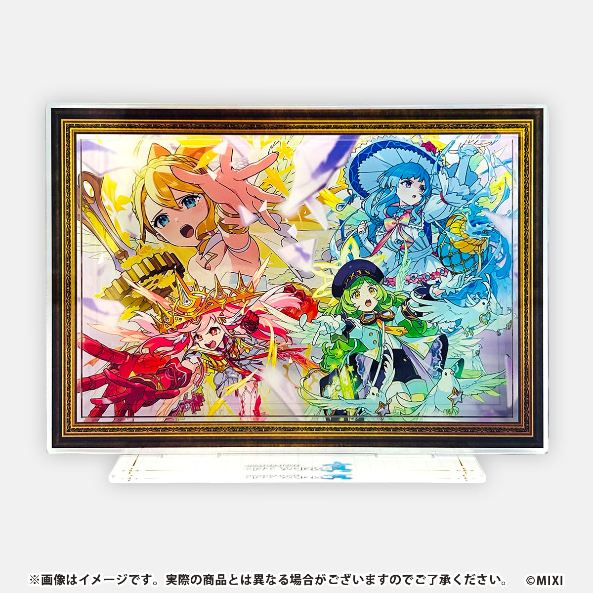 MONSTER STRIKE ART WORKS 真 アクリルスタンド ウリエル / ラファエル / ミカエル / ガブリエル