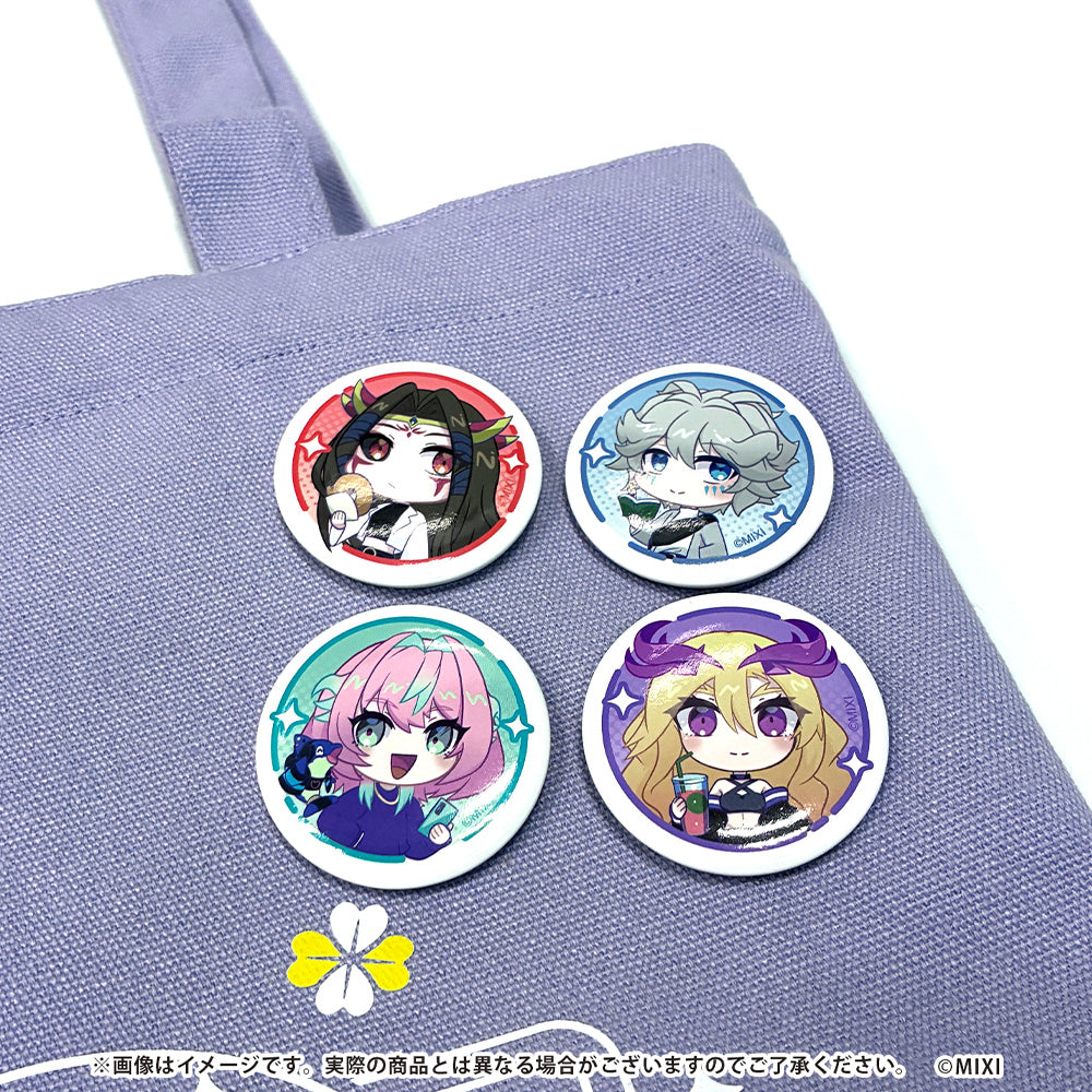 モンスト ミニともコレクション 缶バッジ付きトートバッグ パープル