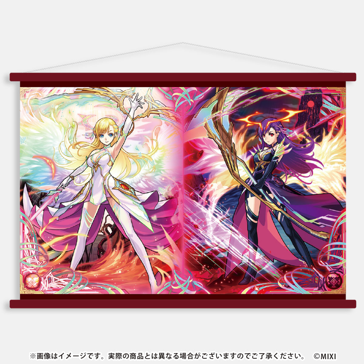 モンスターストライク B2タペストリー マナ&マナ・アニマ