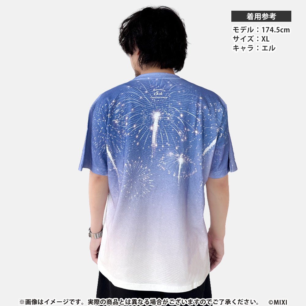 モンストア ANNIVERSARY フルグラフィックTシャツ エル