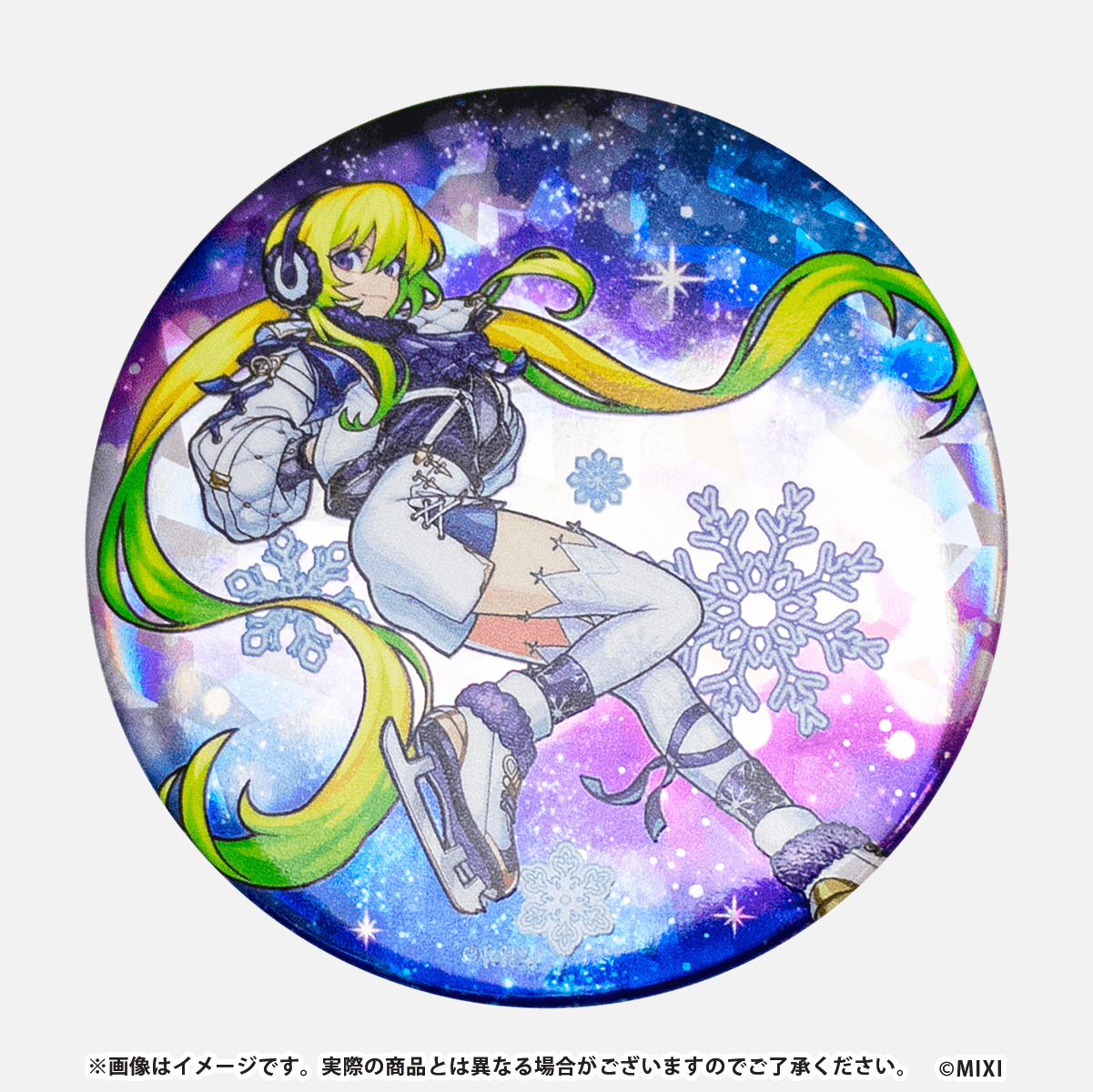 モンスターストライク ホログラム缶バッジ アルセーヌ winter ver.