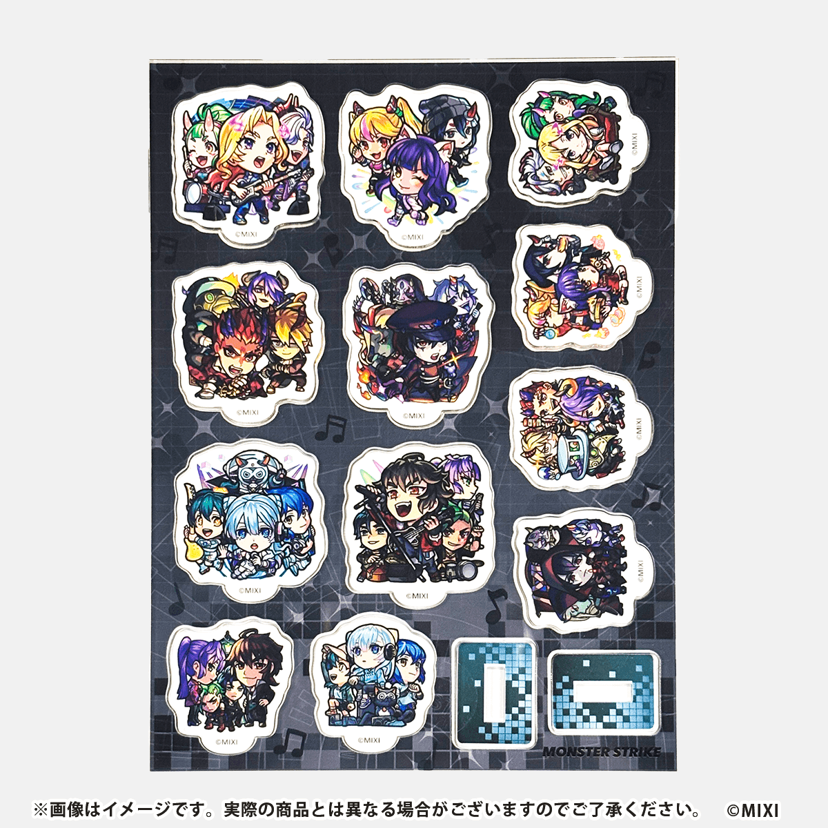 モンスターストライク アクリルフレークパーツ モンソニ!グループA