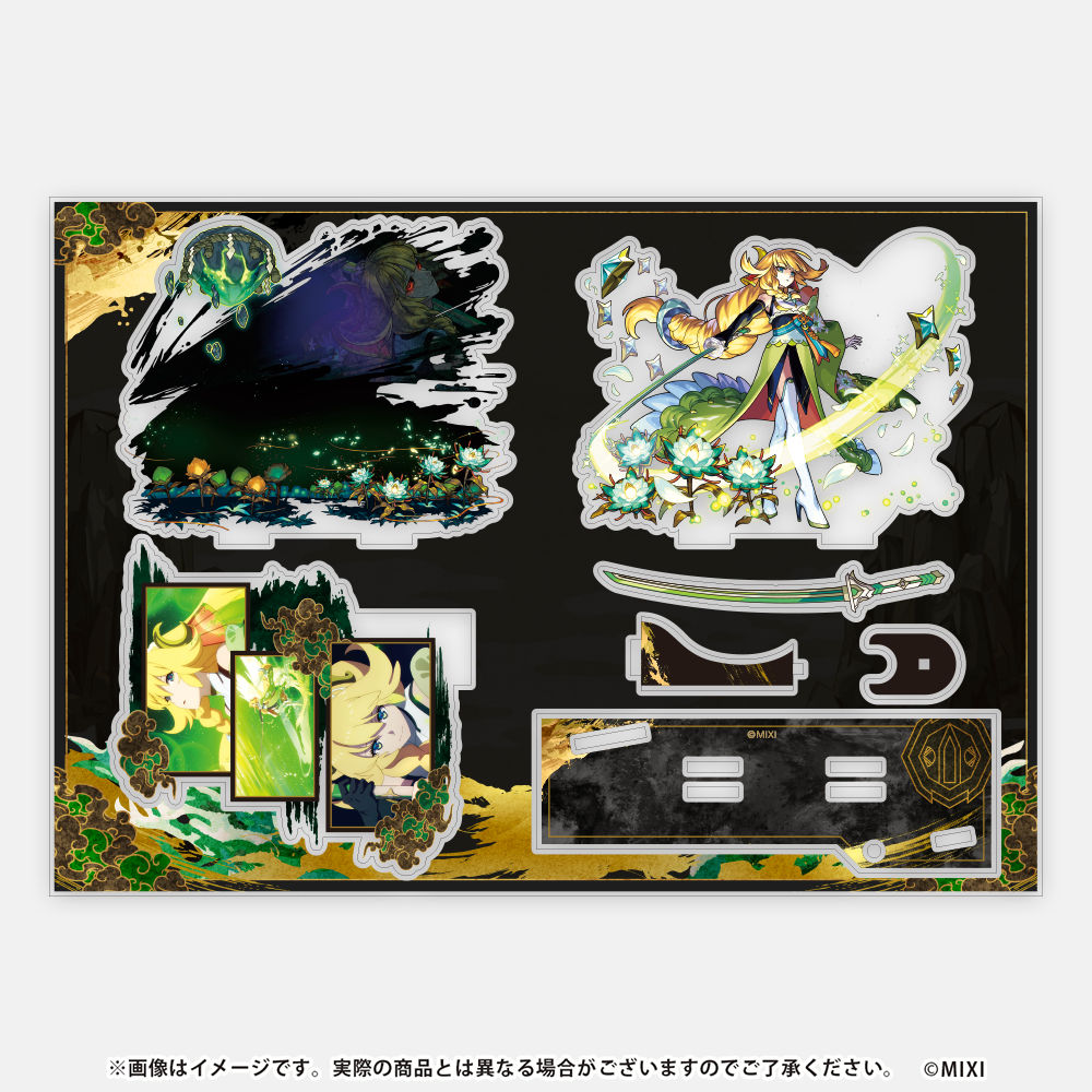 モンスターストライク 場面写アクリルスタンド 澄明なる風の天下五剣 三日月宗近