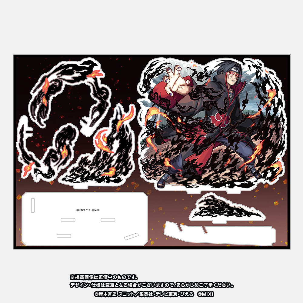 TVアニメ『NARUTO-ナルト- 疾風伝』×モンスターストライク ジオラマアクリルスタンド うちはイタチ