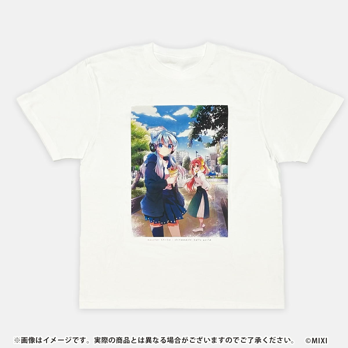 モンスターストライク 下町ハローワールド Tシャツ A