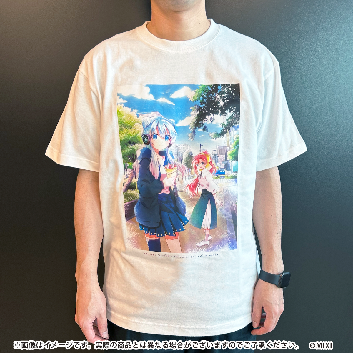 モンスターストライク 下町ハローワールド Tシャツ A