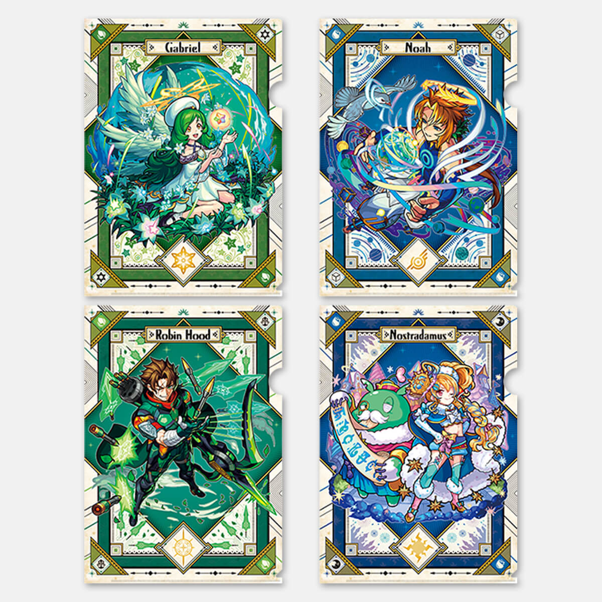 コレクションクリアファイル 獣神化 コンプリートセット