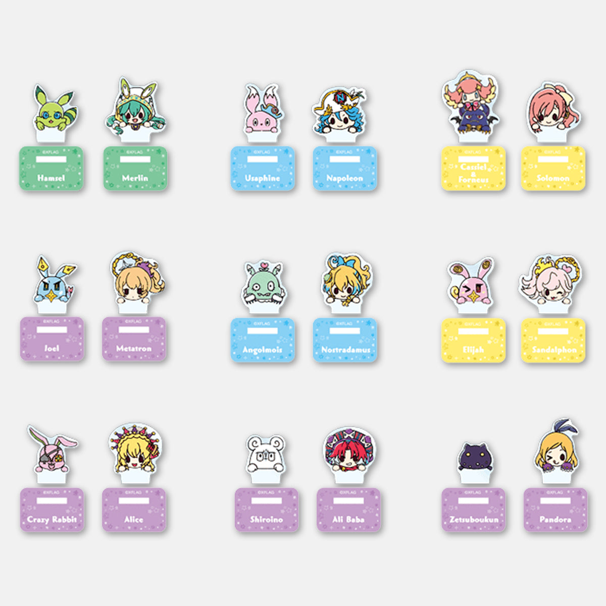 おともパーティー ちびアクリルスタンドコレクション コンプリートセット