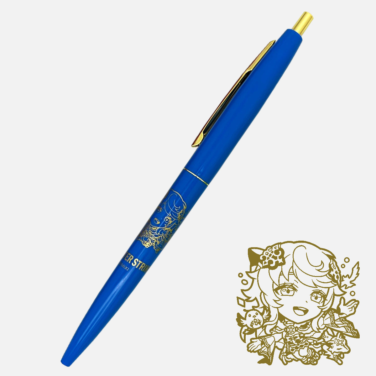 モンスターストライク BiCクリックゴールド ボールペン0.5mm 水属性 北の大地を護りし巫女 ピリカ