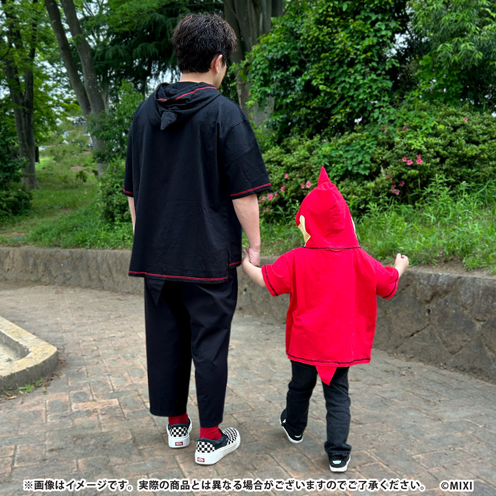 モンスターストライク 半袖キッズパーカー オラゴン