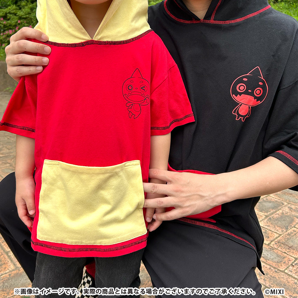 モンスターストライク 半袖キッズパーカー オラゴン