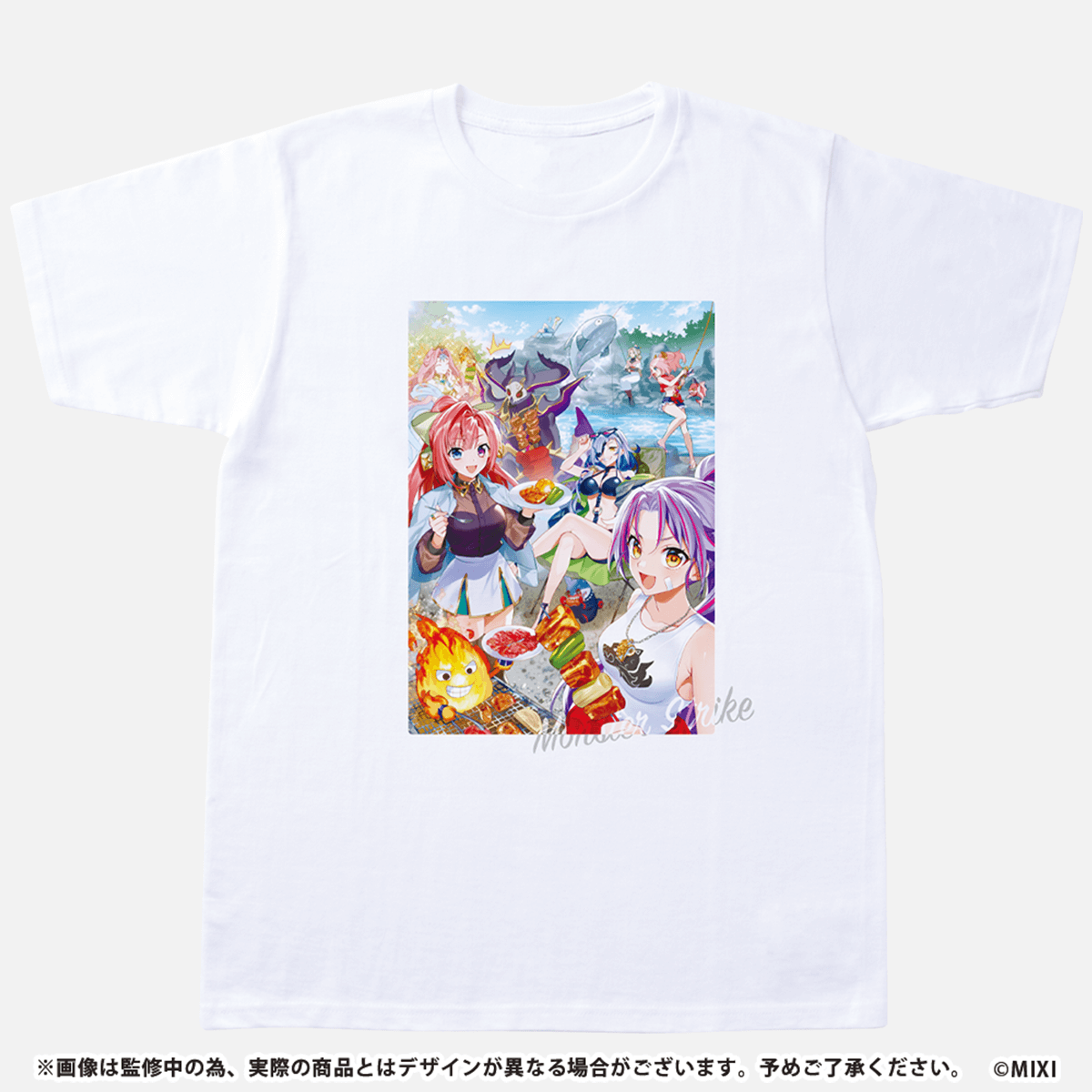 モンスターストライク Tシャツ  10周年描き下ろし BBQ
