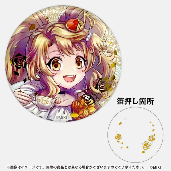 モンスターストライク 箔押し缶バッジ 弁財天 spring ver