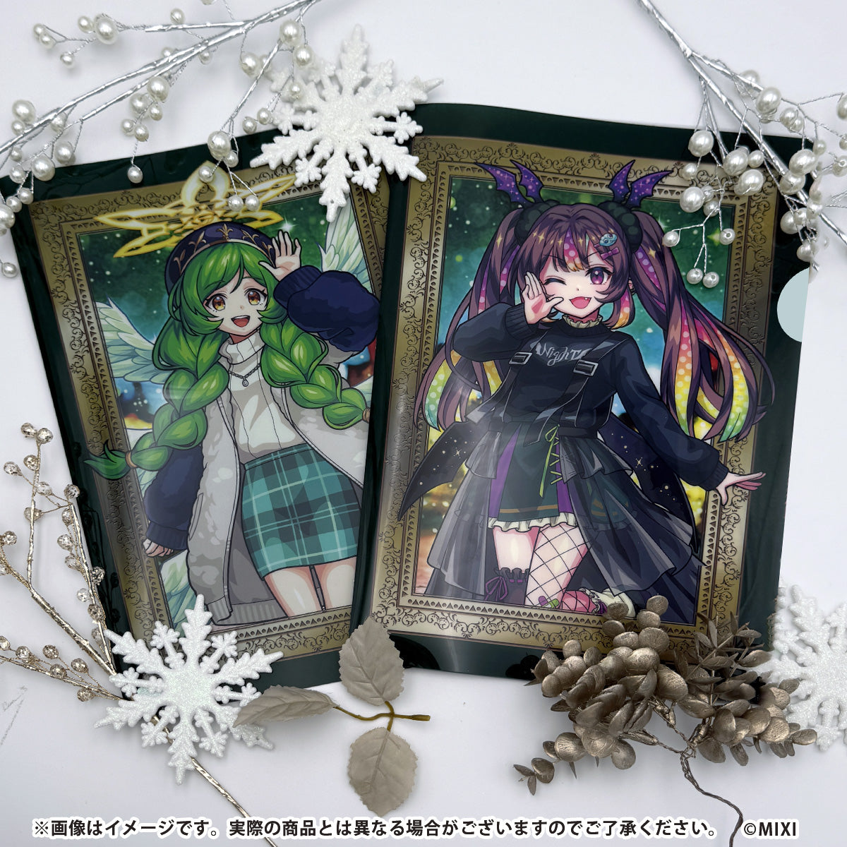 モンスターストライク クリアファイルセット ガブリエル&ナイトメア winter ver.