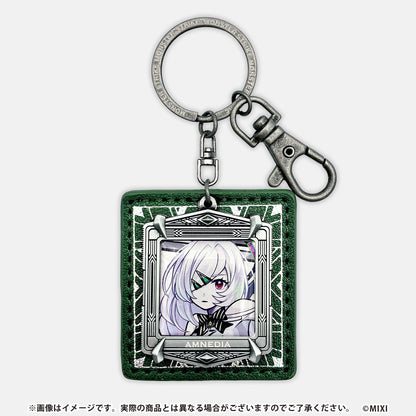 モンスターストライク メタルキーホルダー 星墓の白き影 アムネディア