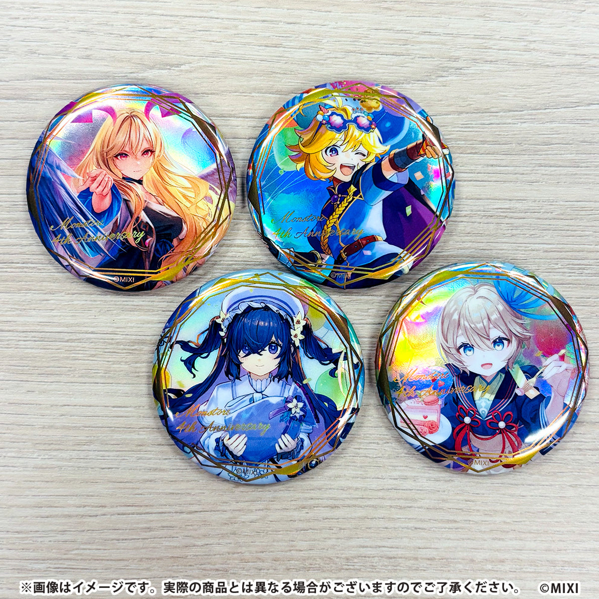 モンストア ANNIVERSARY 缶バッジ ルシファー(バストアップ)