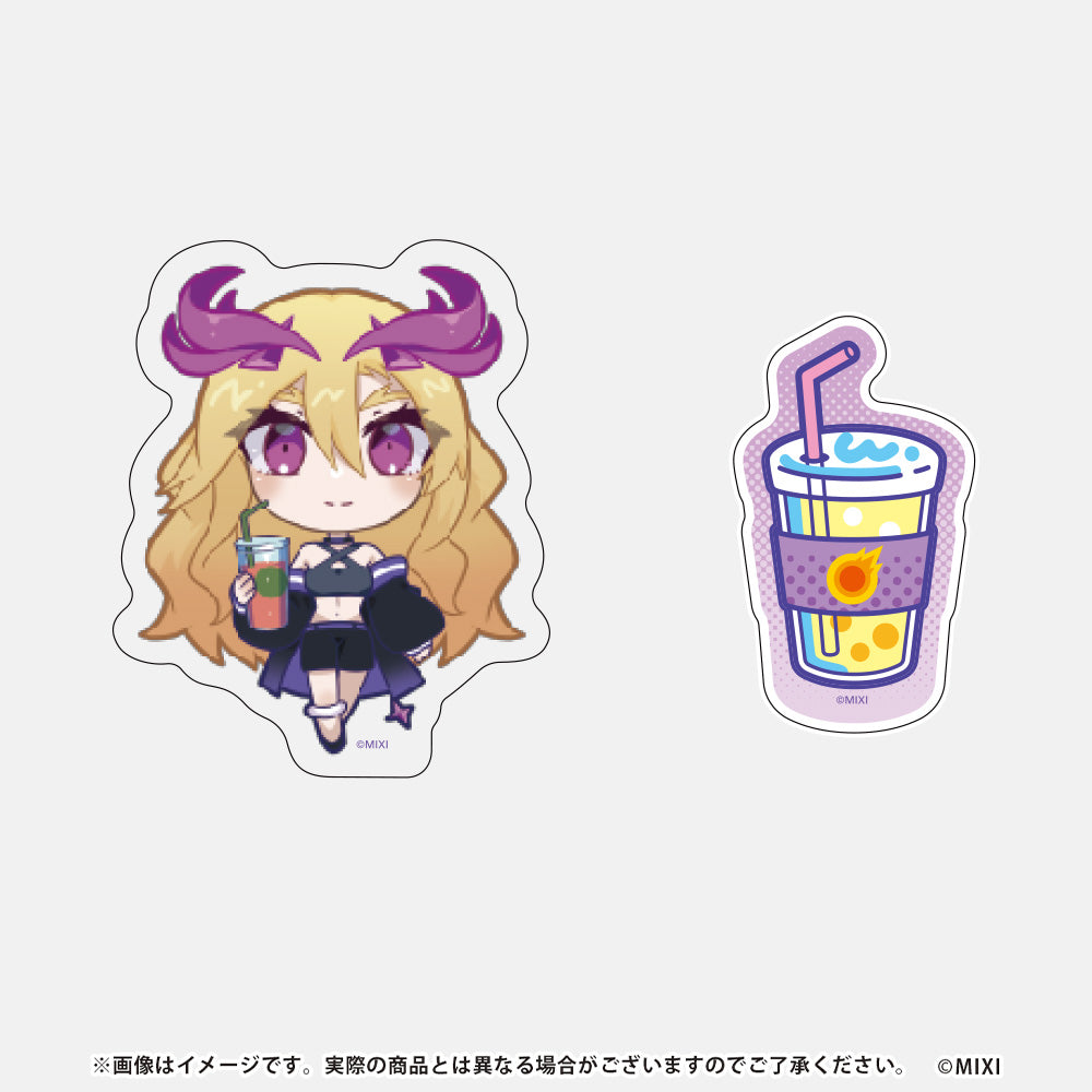 モンスト ミニともコレクション ステッカー2枚セット ルシファー