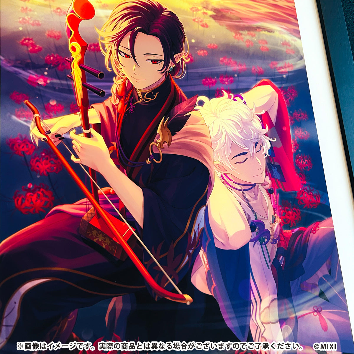 MONSTER STRIKE ART WORKS 真 高精細イラスト 閻魔と浄玻璃鏡