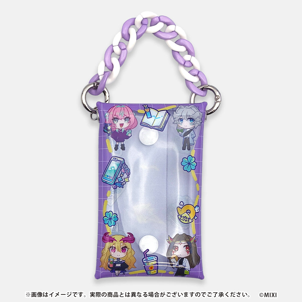 モンスト ミニともコレクション PVCマルチケース パープル