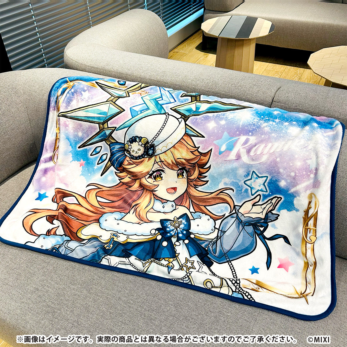 モンスターストライク 両面ブランケット ラミエル winter ver