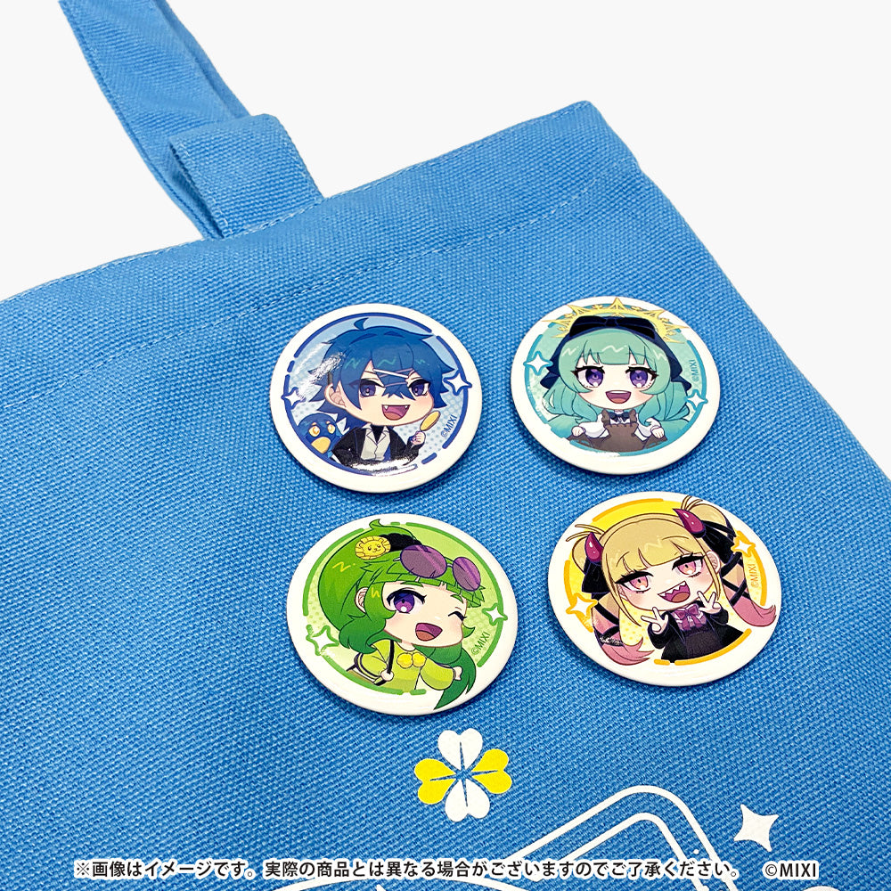 モンスト ミニともコレクション 缶バッジ付きトートバッグ ブルー