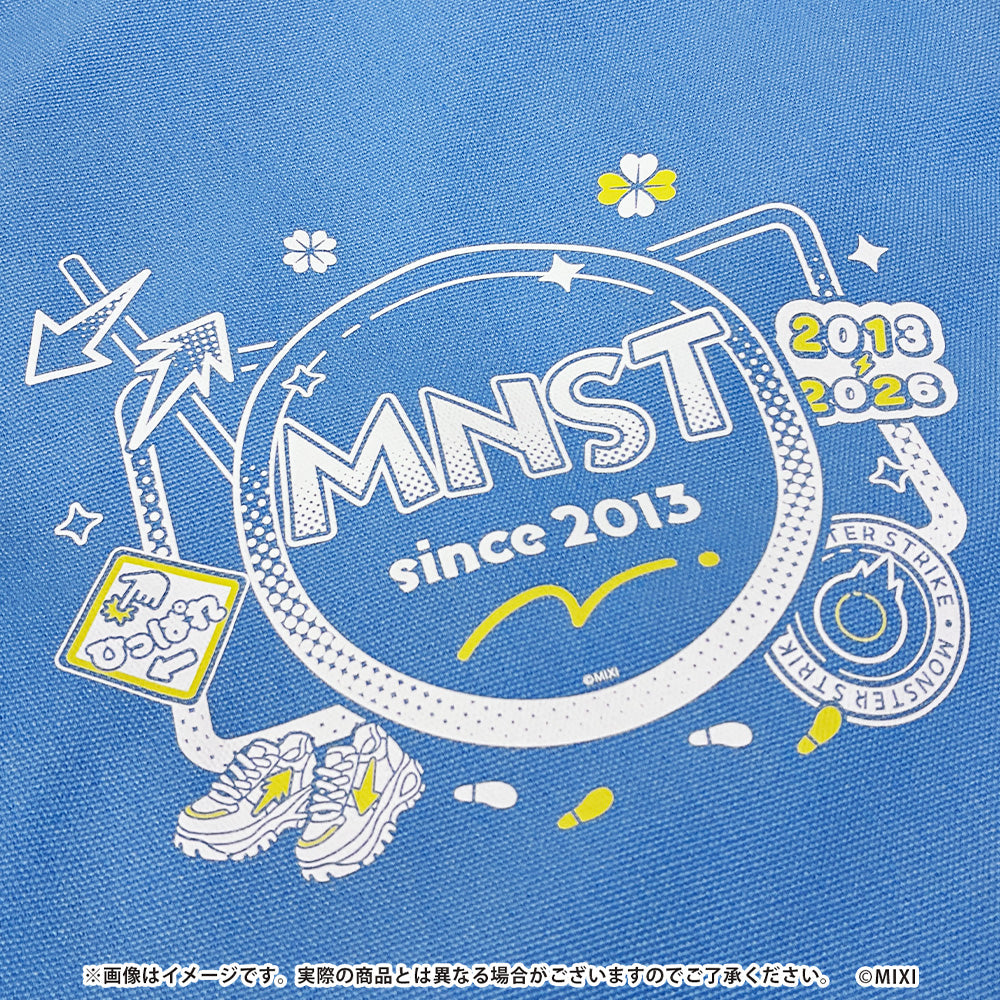 モンスト ミニともコレクション 缶バッジ付きトートバッグ ブルー