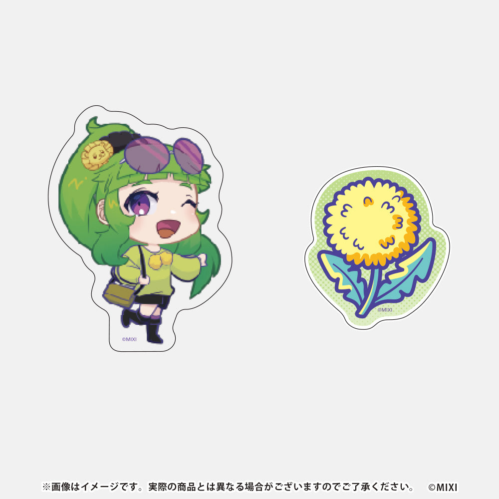 モンスト ミニともコレクション ステッカー2枚セット 蒲公英