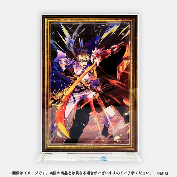 MONSTER STRIKE ART WORKS 真 アクリルスタンド バサラVSコクウ MONSTER STRIKE ART WORKS 真 アクリルスタンド バサラVSコクウ