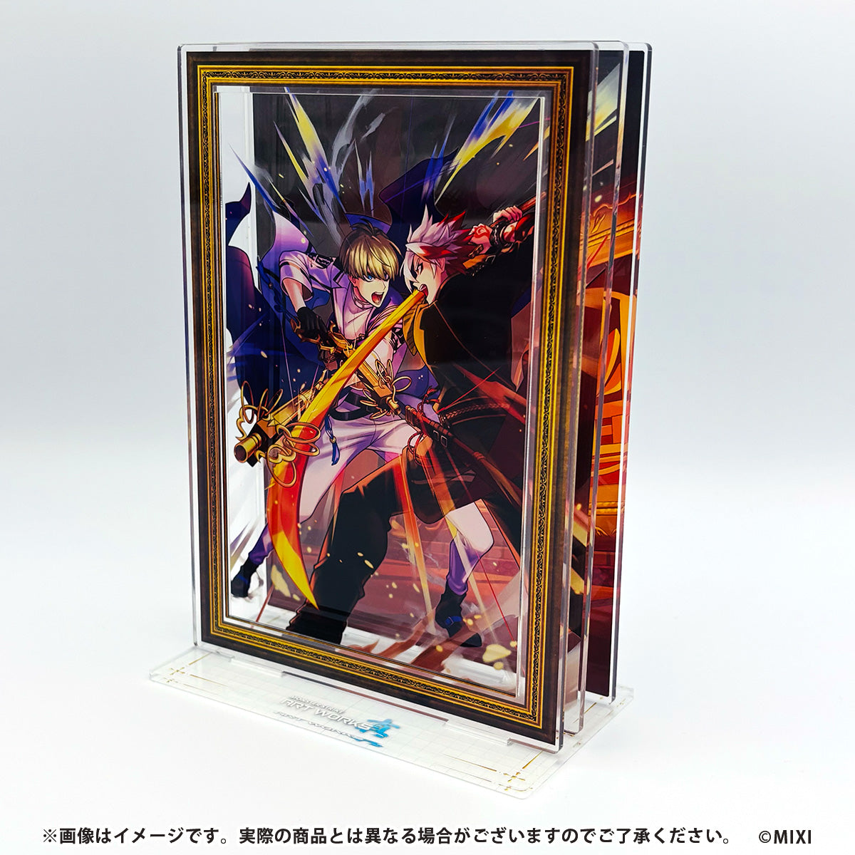 MONSTER STRIKE ART WORKS 真 アクリルスタンド バサラVSコクウ