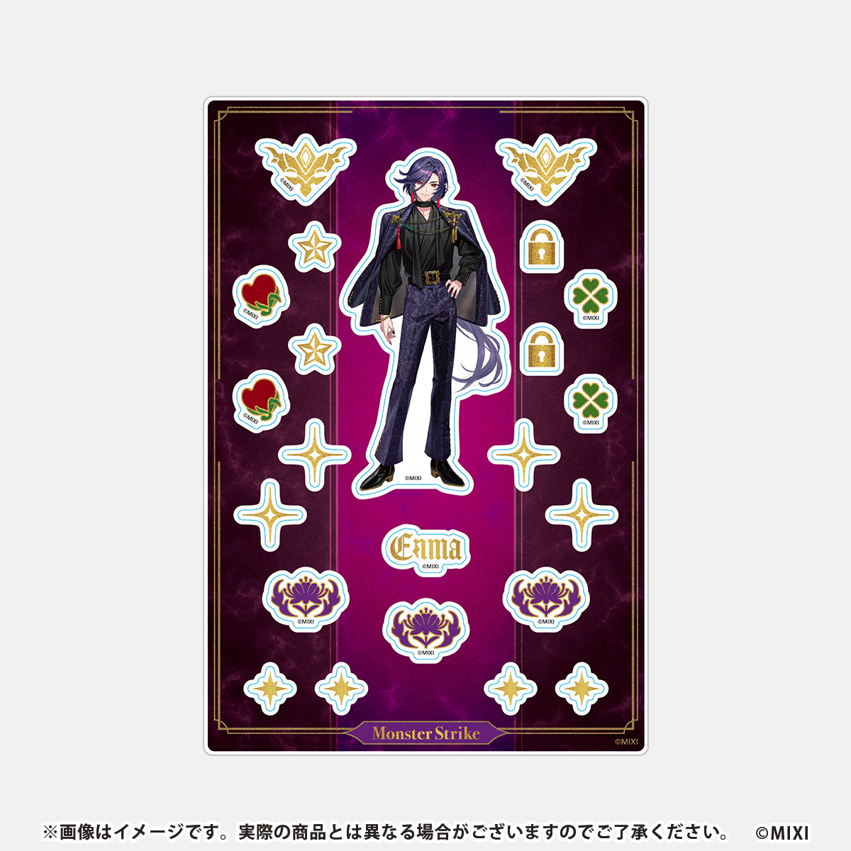 モンスターストライク アクリルフレークパーツ 閻魔