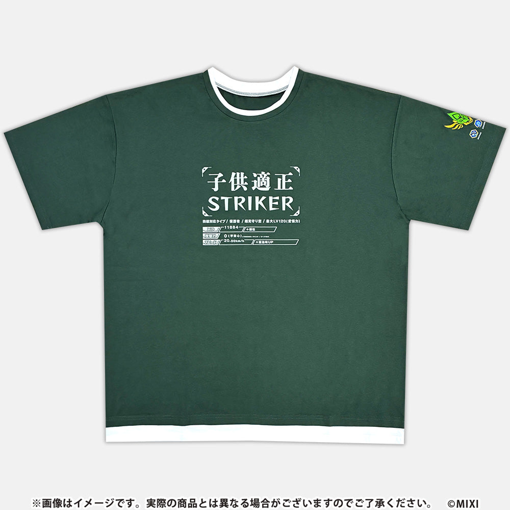モンスターストライク 子供適正Tシャツ レイヤードスタイル