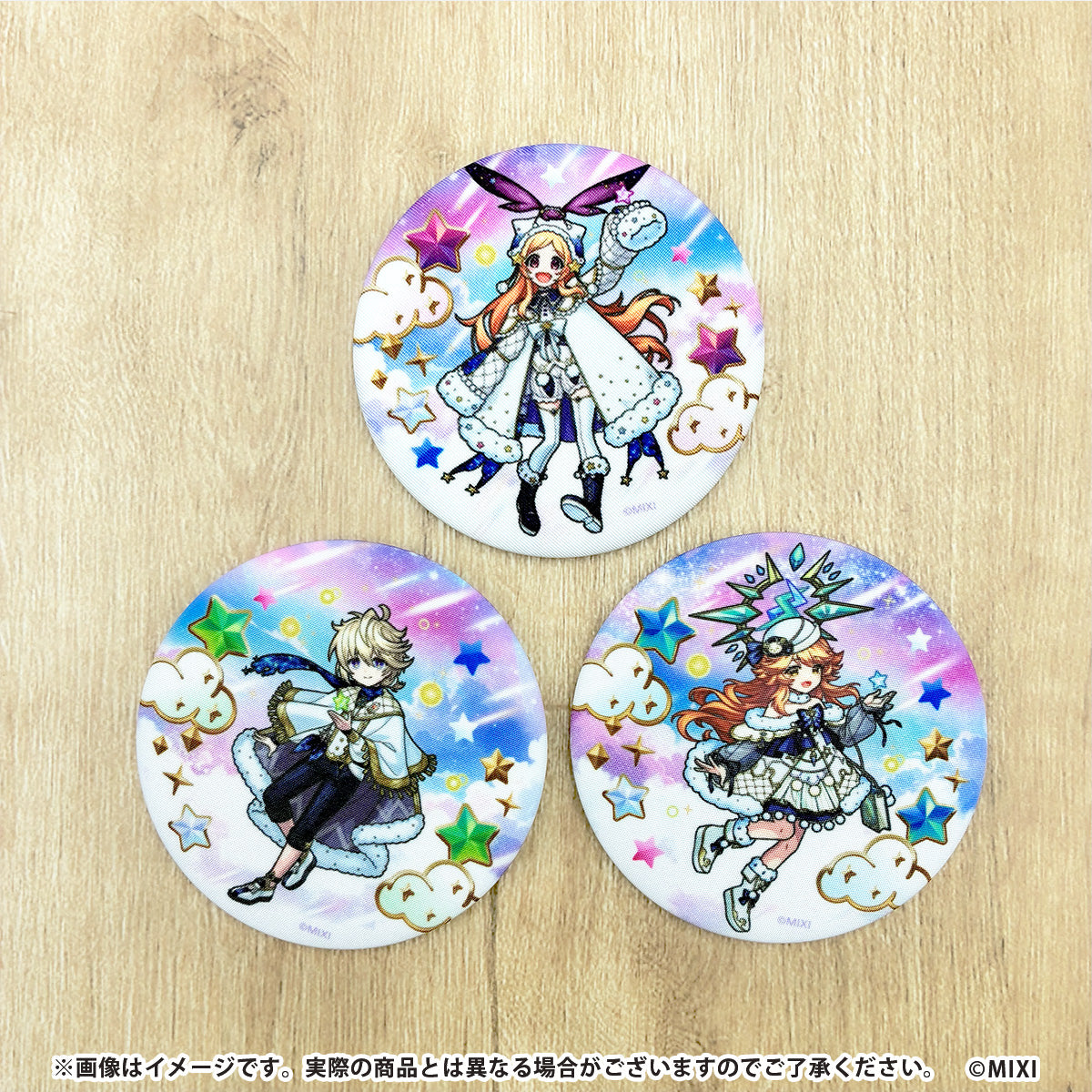 モンスターストライク 布缶バッジ ラミエル winter ver.