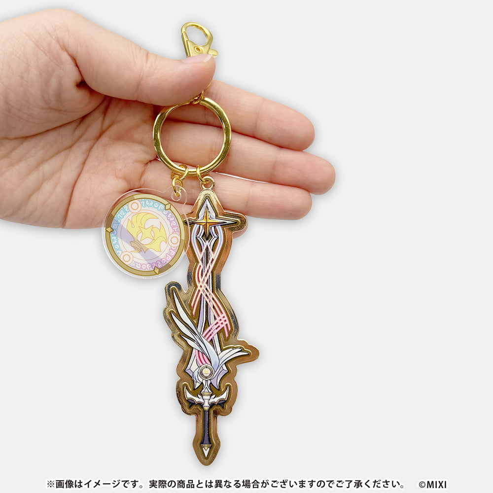 モンストの金のキイホルダー モンスターストライク アイテムメタルキーホルダー ソロモンver