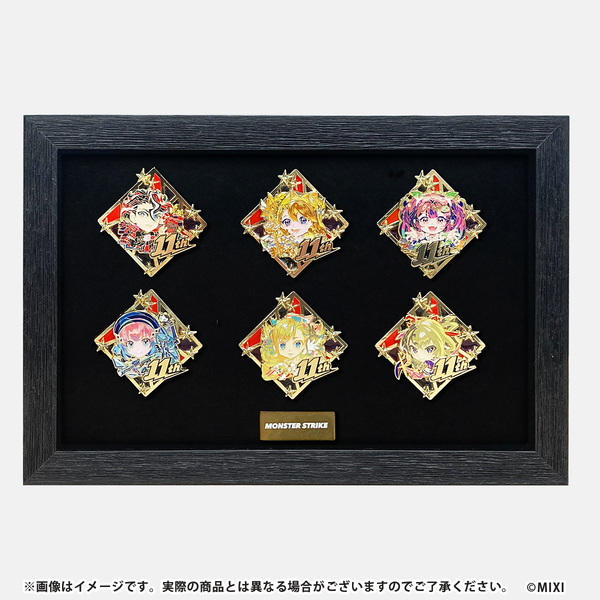 モンスターストライク 封印の玉楼 ピンズセット モンスト モンスターストライク プレミアムピンズセット 11周年記念