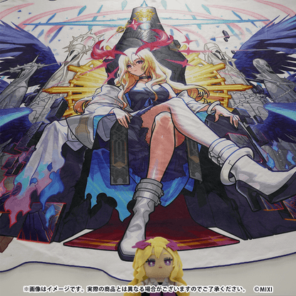 MONSTER STRIKE モンストグッズガチャ バスタオル ルシファー モンスターストライク 超BIGダイカットバスタオル 新生・堕天の