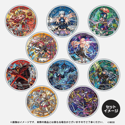 モンスターストライク 缶バッジ ネオ アビス モンスターストライク コレクション缶バッジ 友情コンボ