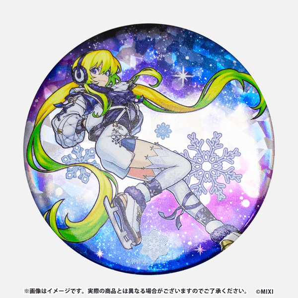 モンスターストライク ホログラム缶バッジ アルセーヌ winter ver.