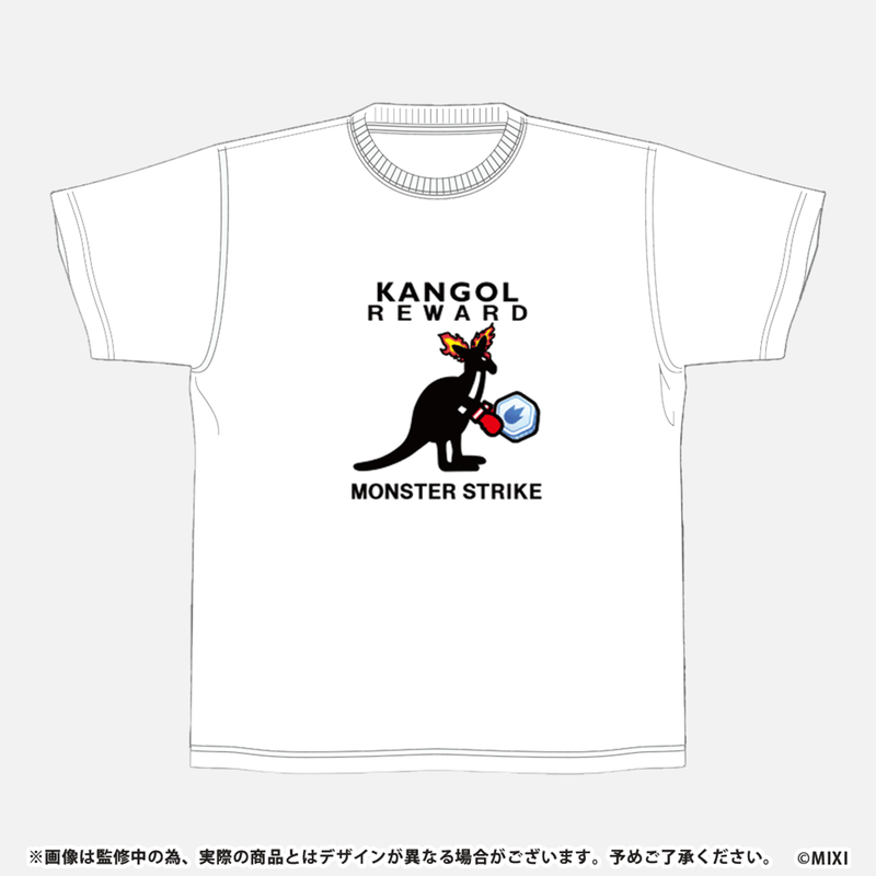 KANGOL REWARD × MONSTER STRIKE Tシャツ バンテ