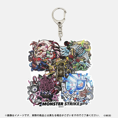 モンスターストライク 集合アクリルキーホルダー 〜超爆轟黎〜 コンプリートセット