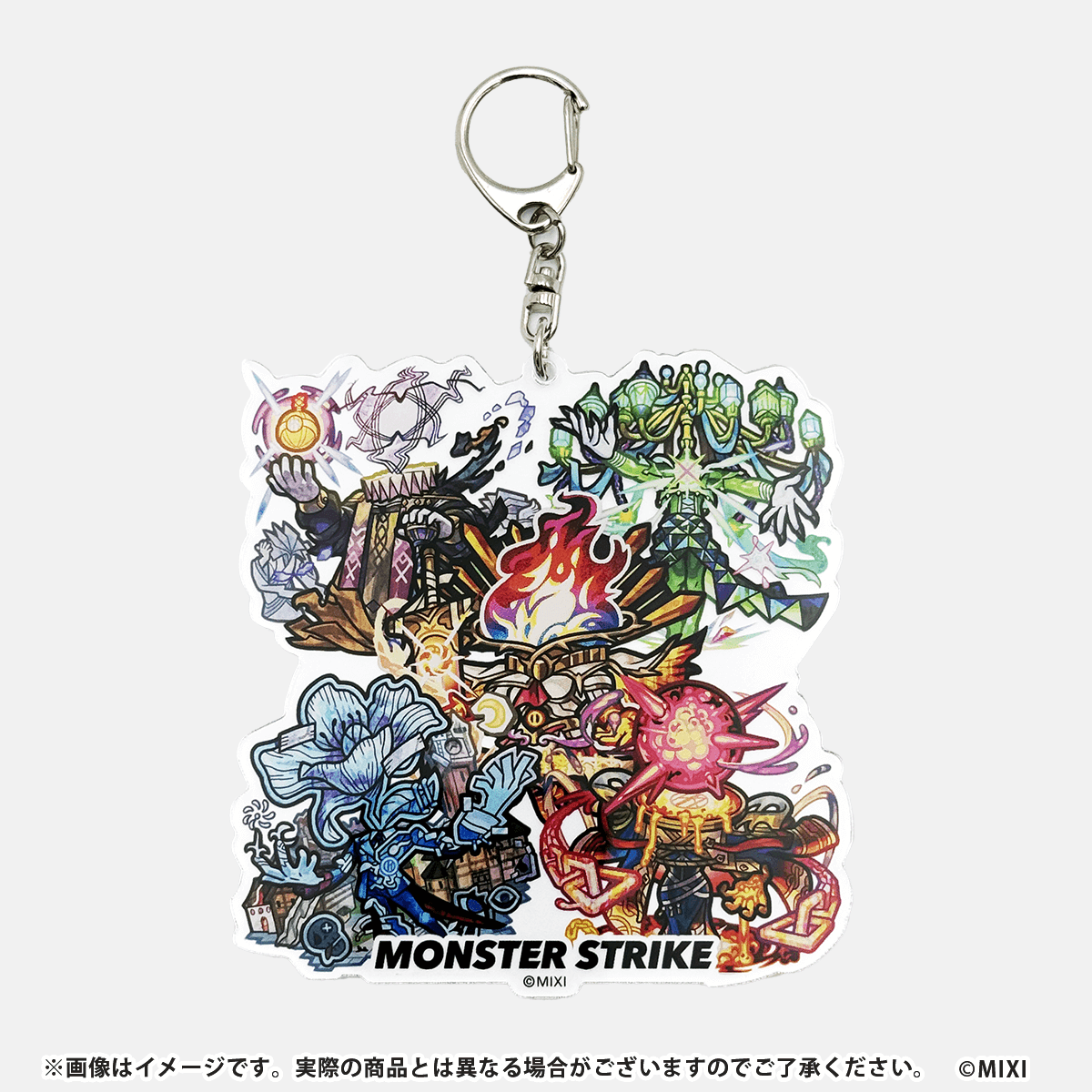 h*☆様 モンスト ガチャ アクキー 27点セット モンスターストライク 集合アクリルキーホルダー 〜超爆轟黎