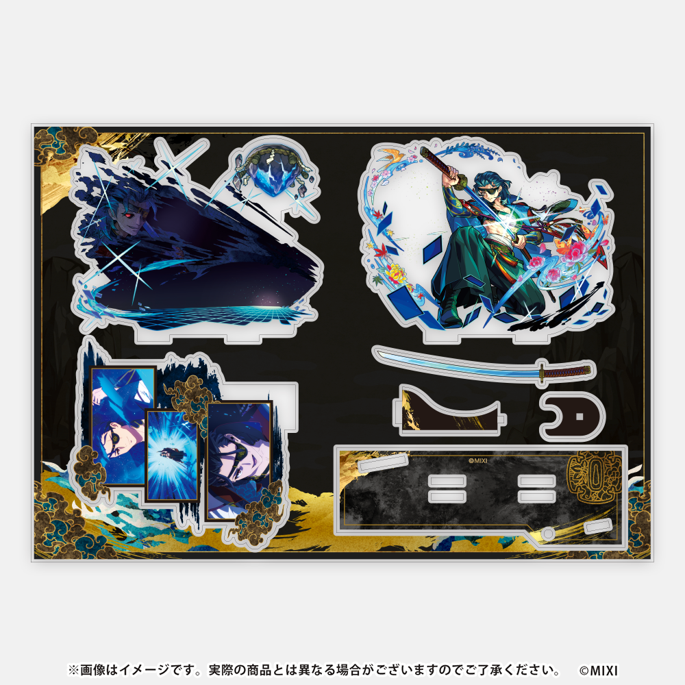 モンスターストライク 場面写アクリルスタンド 流麗なる水の天下五剣 童子切安綱