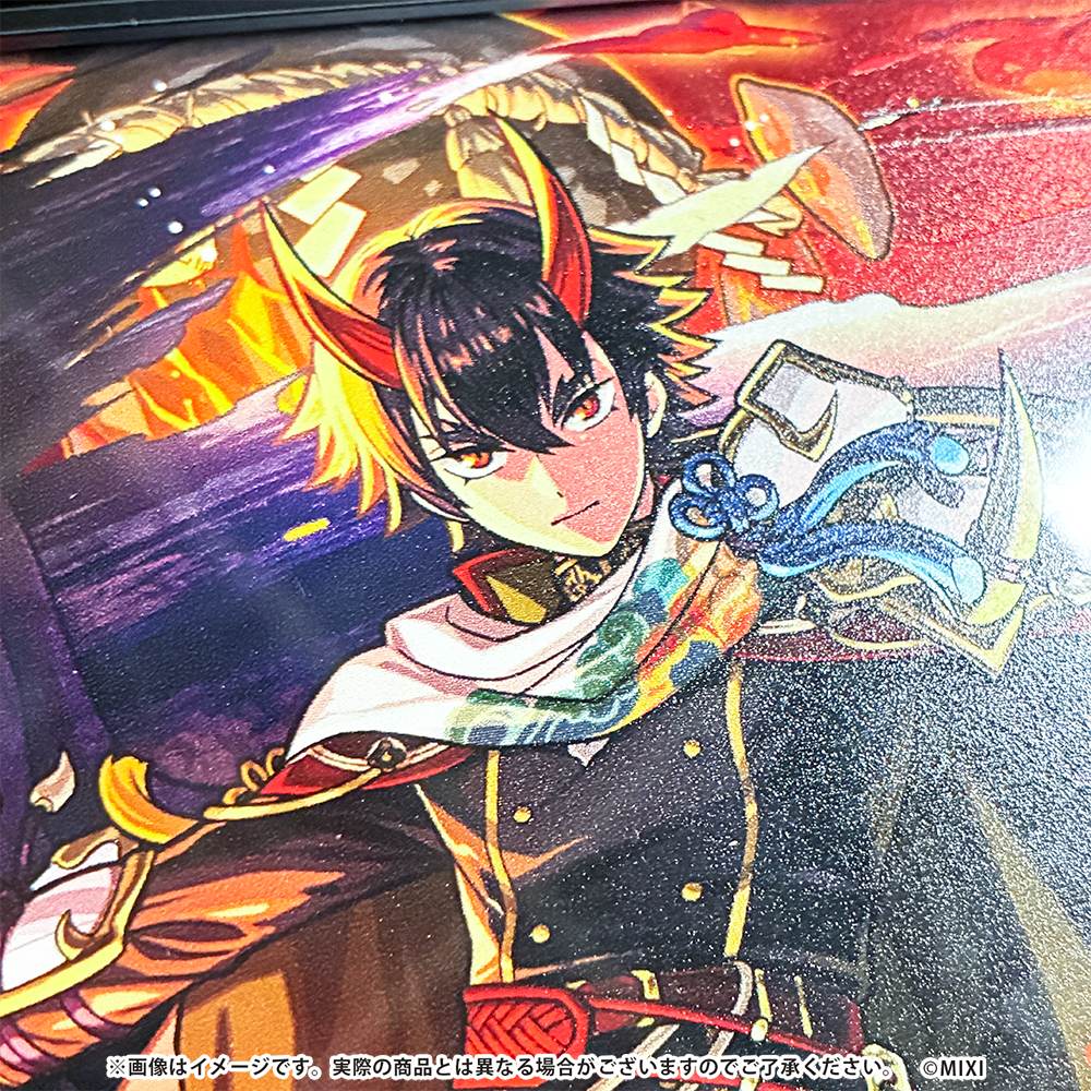 モンスターストライク 額入りミニアート 勇武なる炎の天下五剣 鬼丸国綱