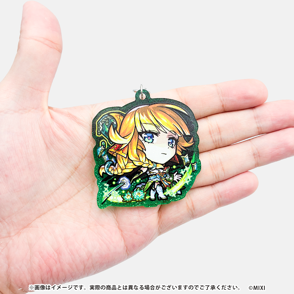 モンスターストライク メタリックアクリルキーホルダー 澄明なる風の天下五剣 三日月宗近