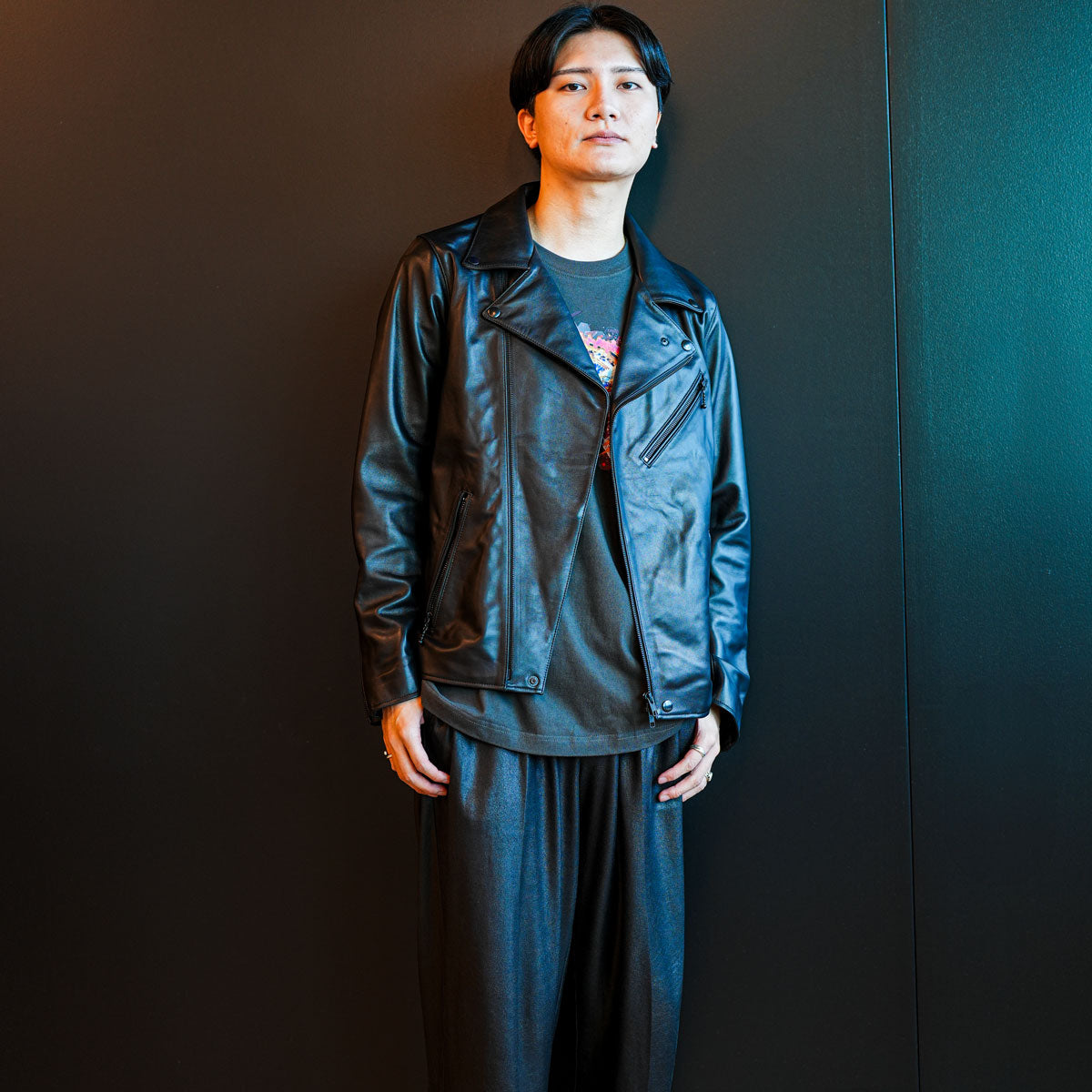 モンソニ！レザーライダースジャケット ルシファーモデル