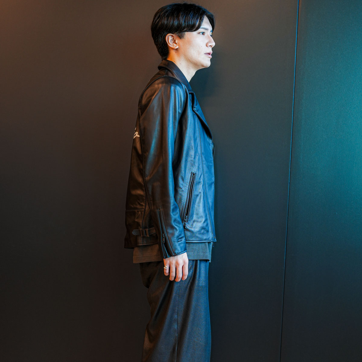 モンソニ！レザーライダースジャケット ルシファーモデル