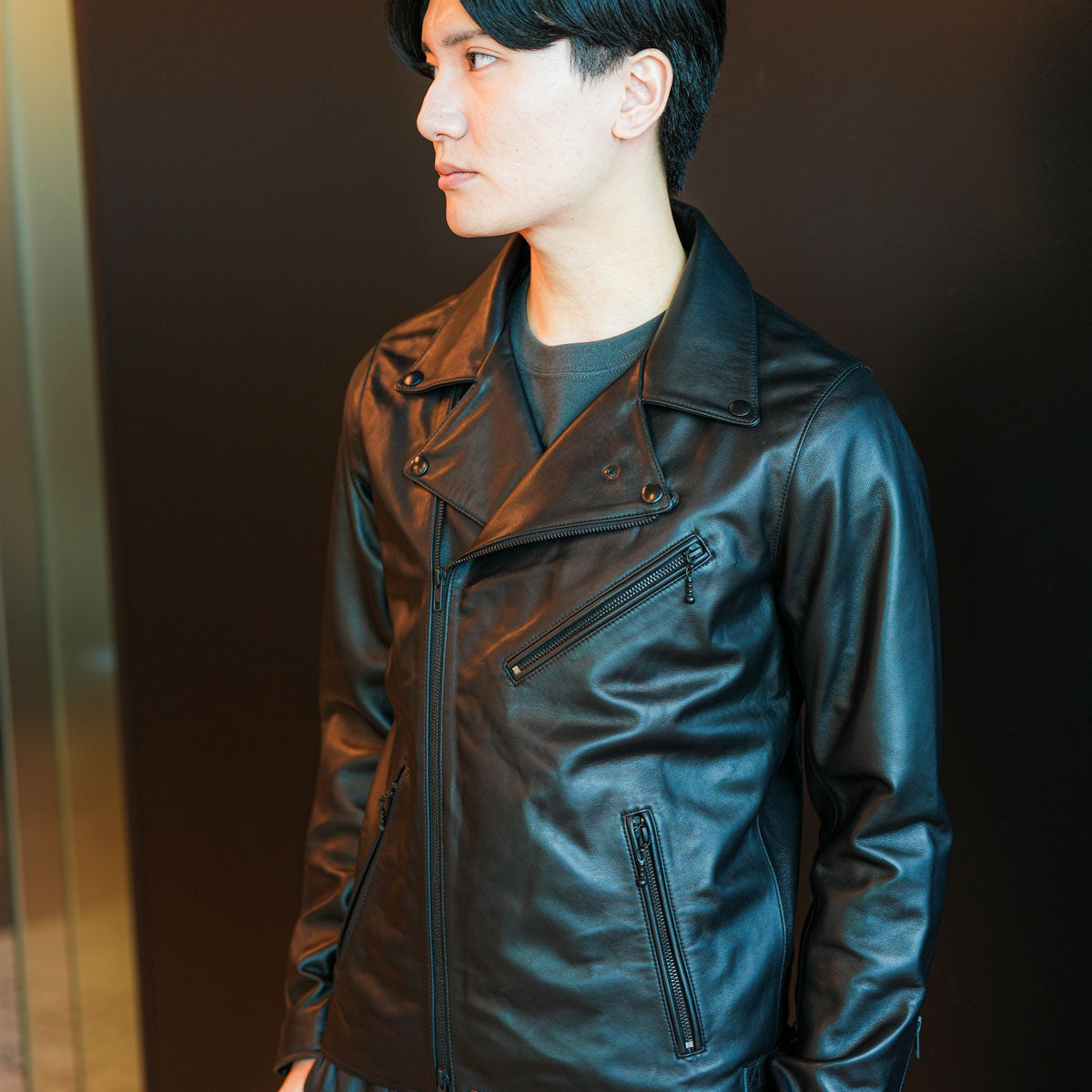 モンソニ！レザーライダースジャケット ルシファーモデル