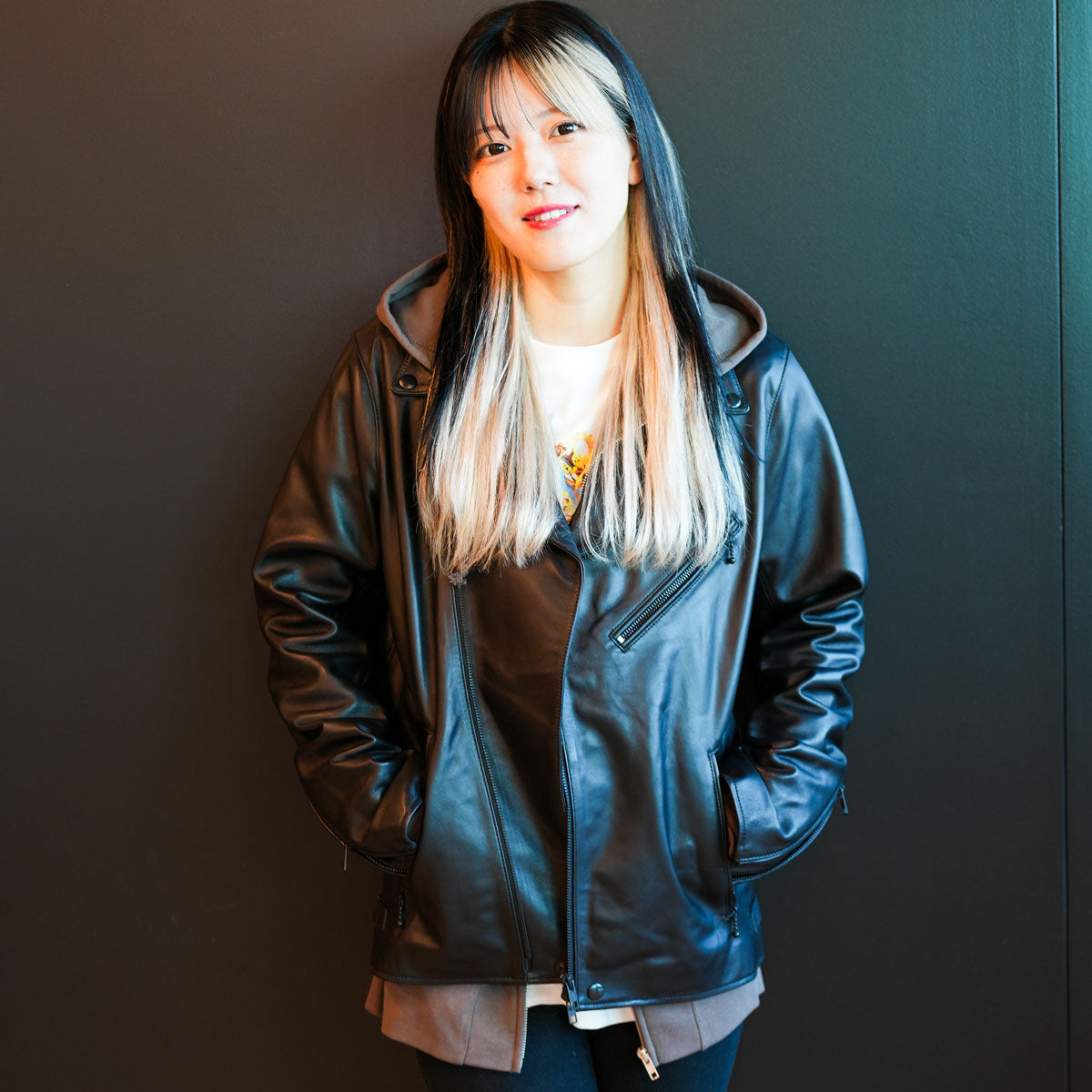 モンソニ！レザーライダースジャケット ルシファーモデル